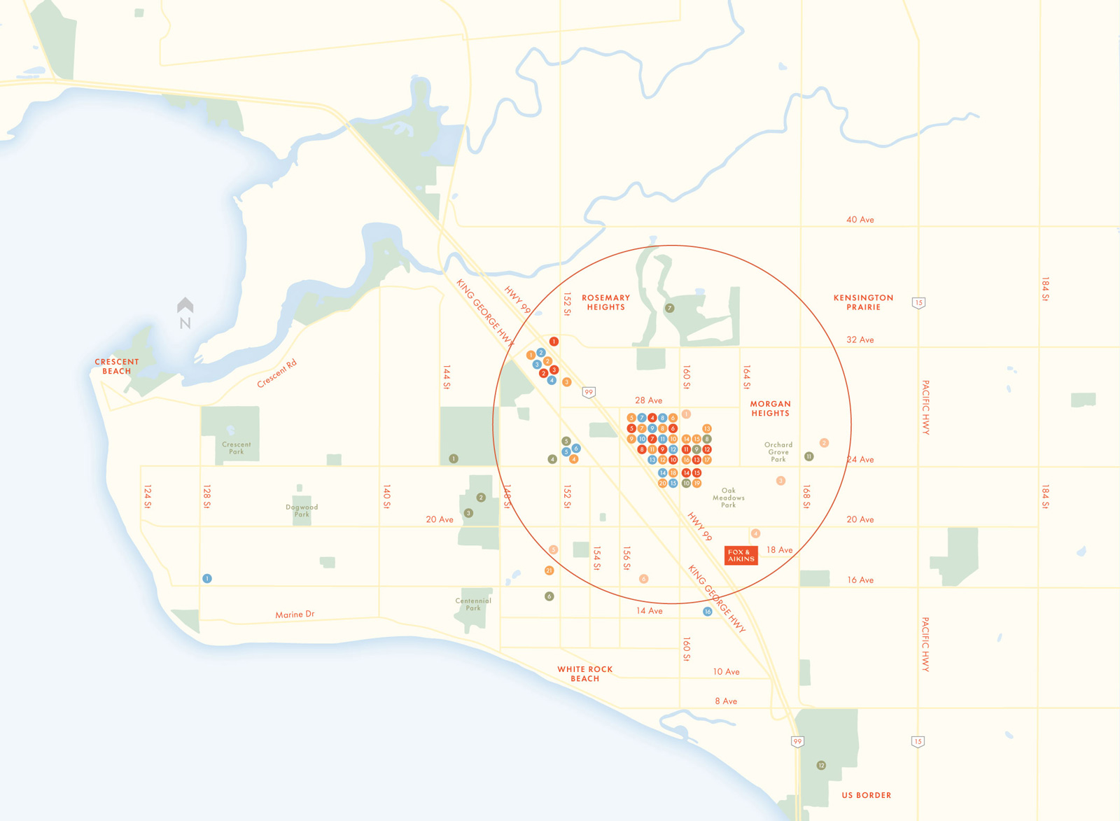 fox and aikins full amenities map